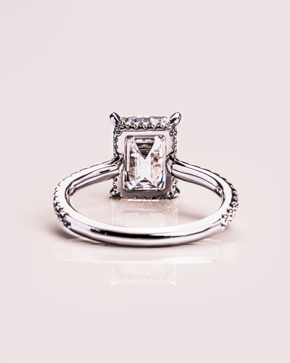 Jasmine (with Pavé) - Emerald | Silver