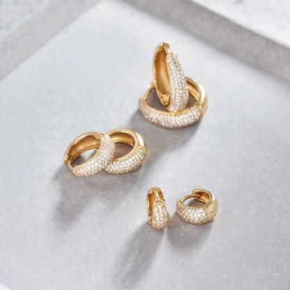 Jules Mini Hoops | Gold