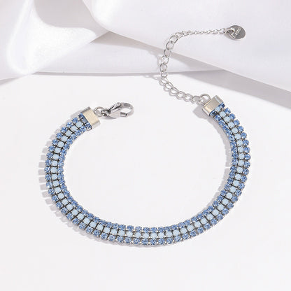 Signature Shine Bracelet | White Gold