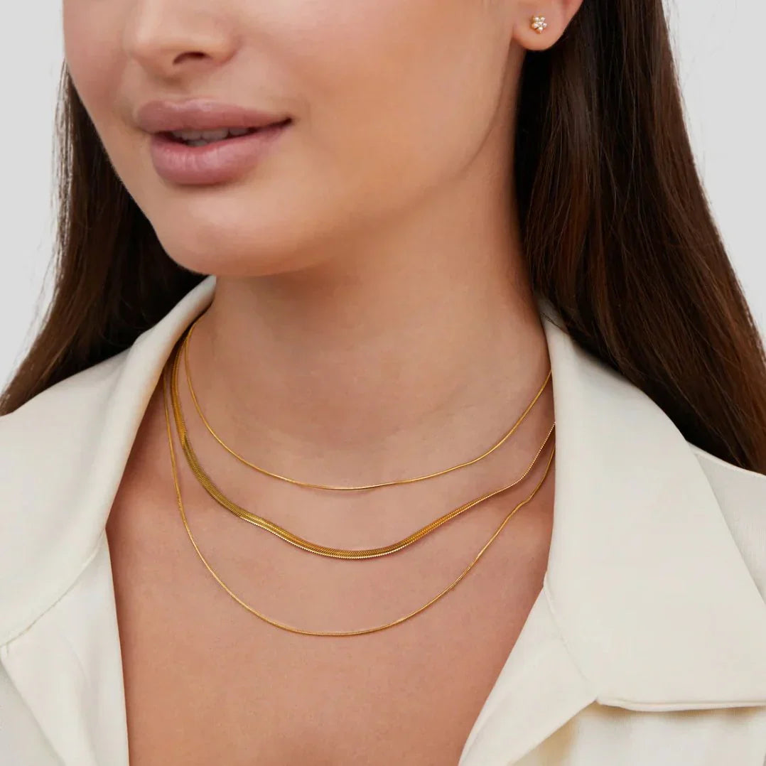 Avielle Multi-Layered Necklace | Gold