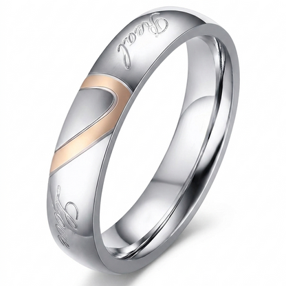 Eternal Couple Ring | White Gold