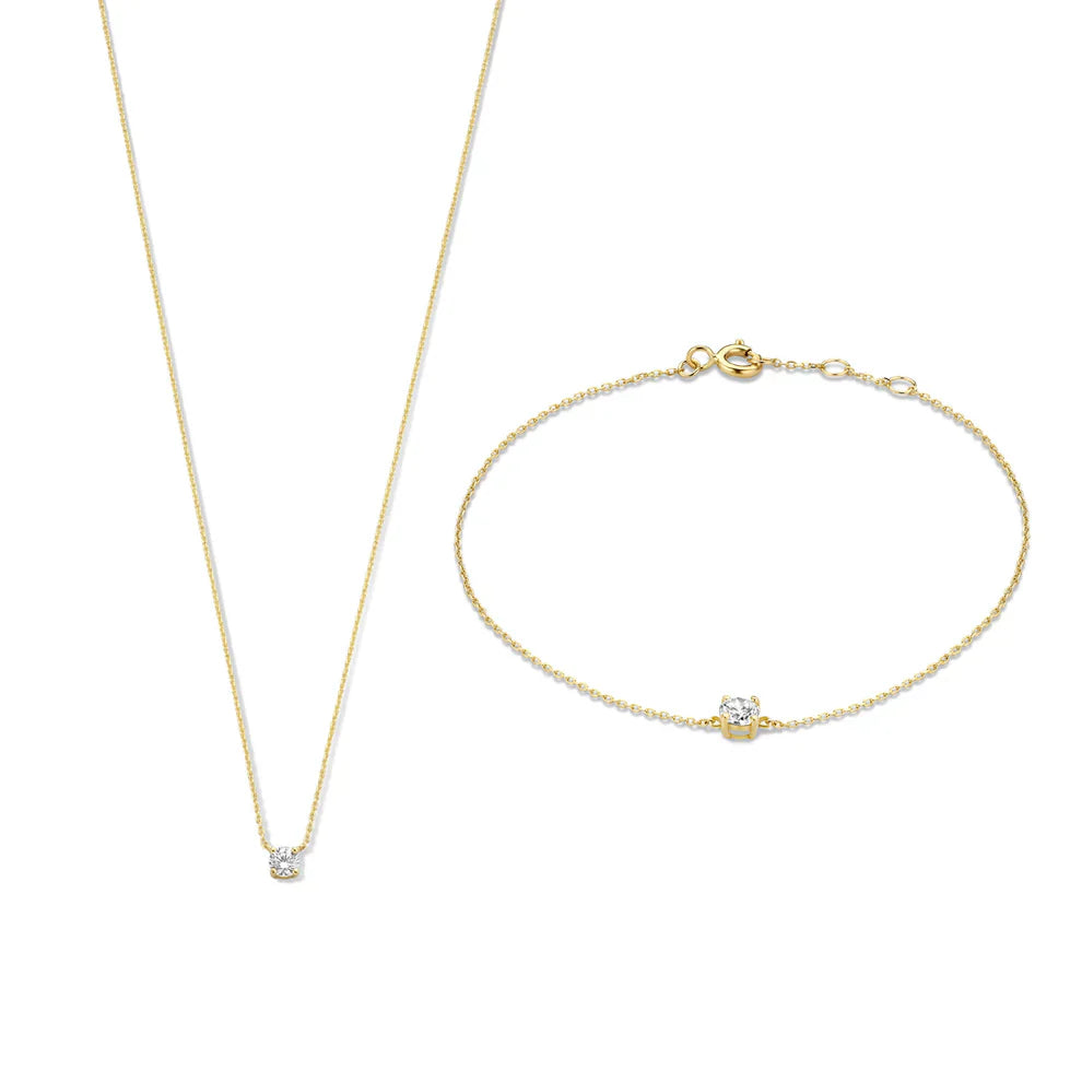 Cléa Moissanite Stone Set | Gold