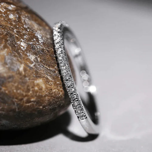 Palmina Verdalis Ring | White Gold